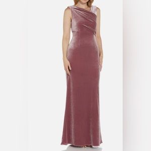 Womens Velvet Mermaid Evening Dress